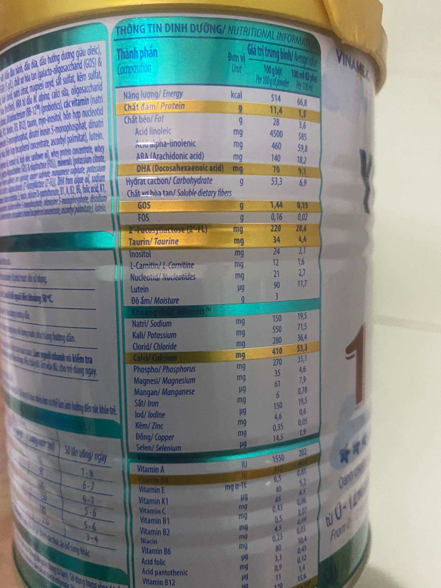 [ HSD T7-2025] SỮA BỘT YOKO 1 350G ( CHO TRẺ TỪ 0-12 THÁNG TUỔI)