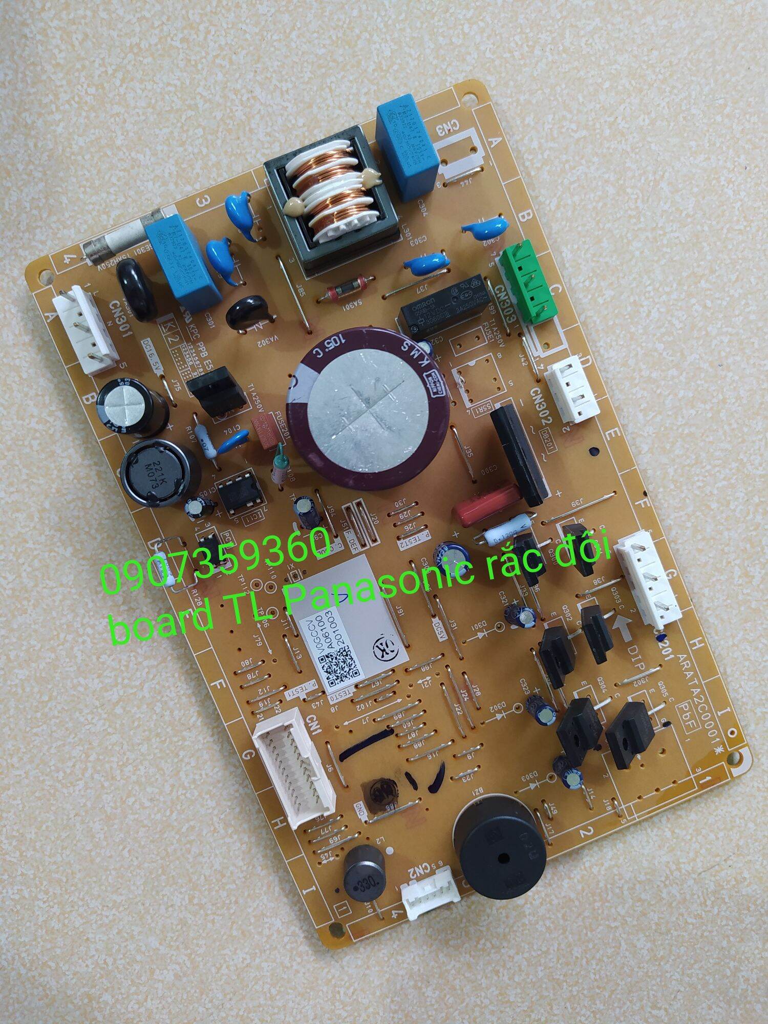 board mạch tủ lạnh Panasonic rắc đôi hàng chính hãng