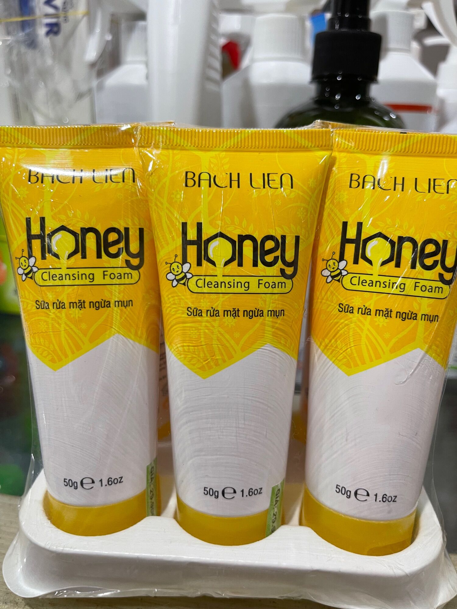 Sữa rửa mặt bạch liên honey 50g