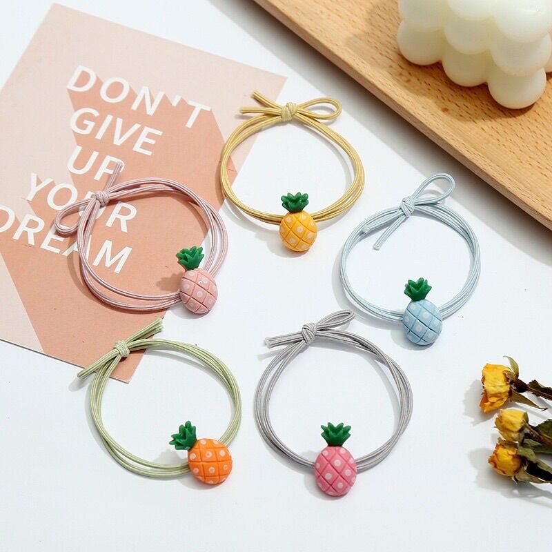 ❤️Xả Hàng_ Set 50 Dây Cột Tóc Nhiều Hình Dễ thương (trộn đủ mẫu)