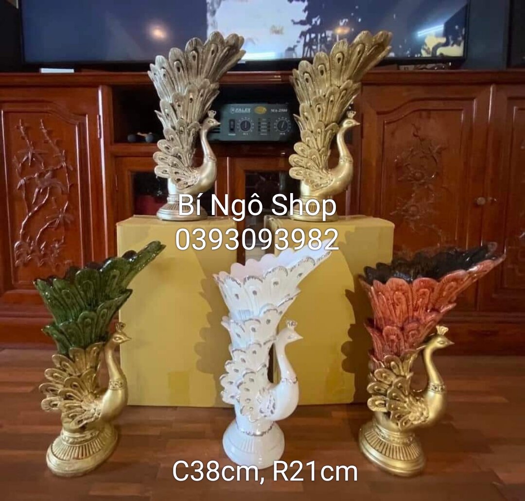 Bình hoa composite
