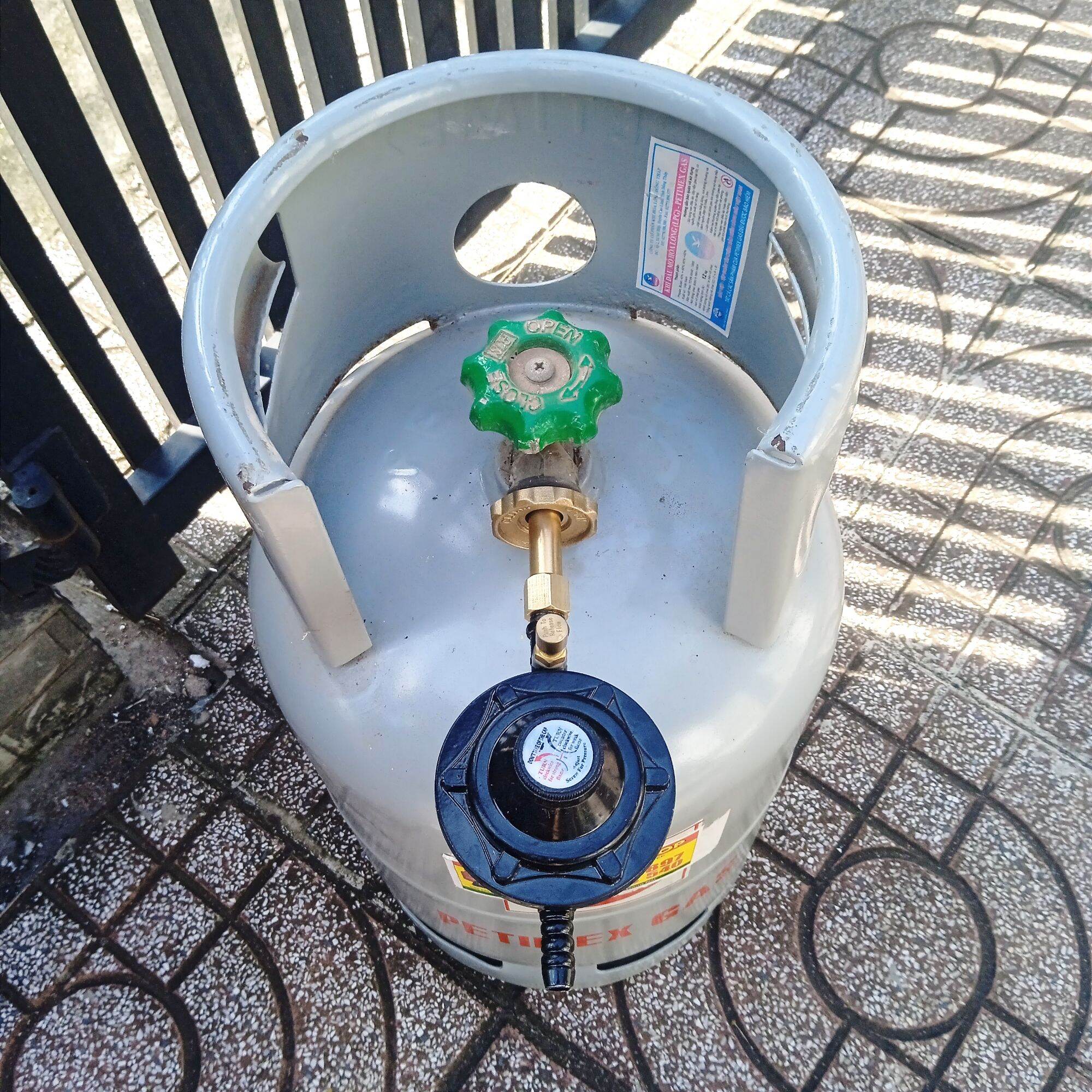 Combo Van Đầu Bình Gas Mini Đuôi Chuột Phi 8mm Và Bộ Hoa Khế Ty Chuột Bình Gas Gia Đình Tặng Kèm Cổ Dê