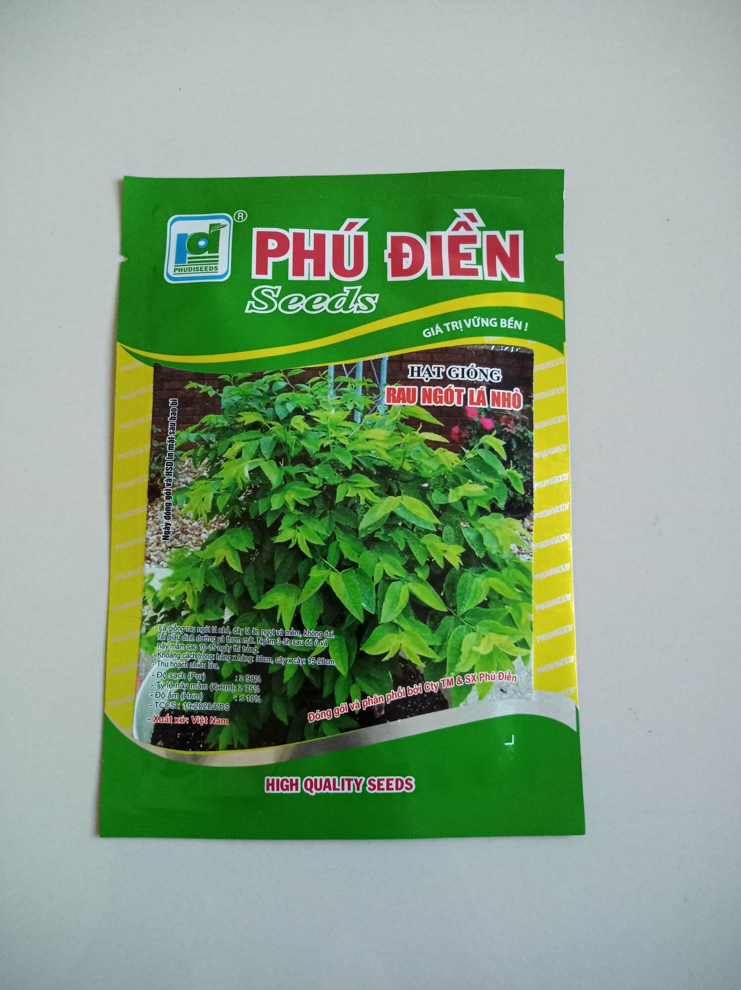 Hạt giống rau ngót lá nhỏ
