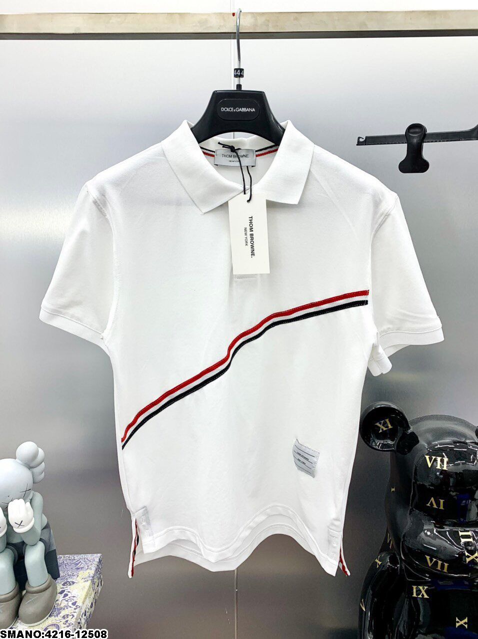 Áo polo viền sọc ngang 2 màu hàng hot