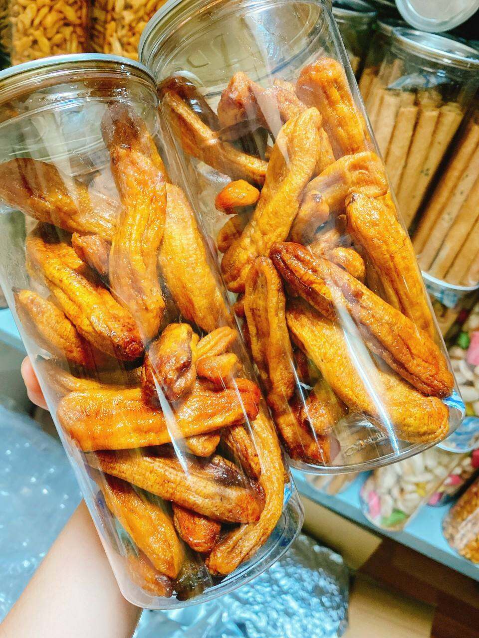 hủ pet - 500g chuối trái dẻo