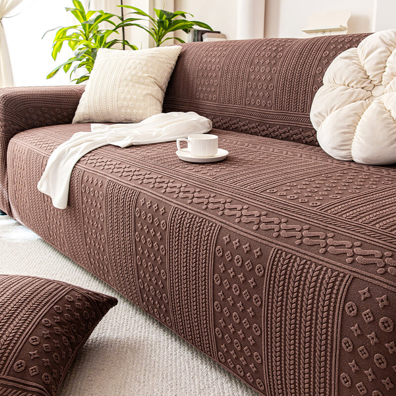 Bọc Sofa Dạng Kem Chống Xước Cho Tất Cả Các Mùa