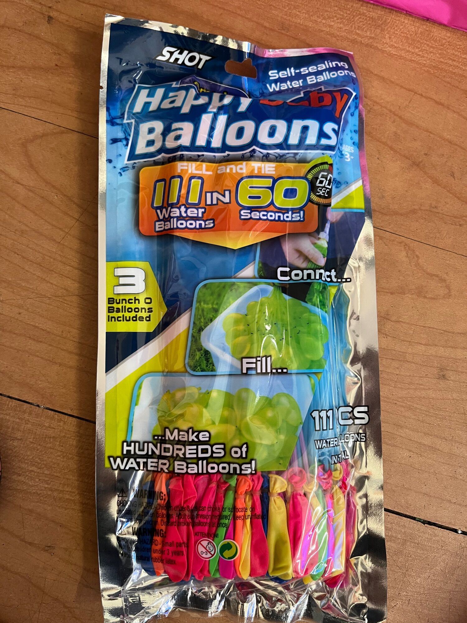 Bóng nước Happy Baby Balloons 111 cái