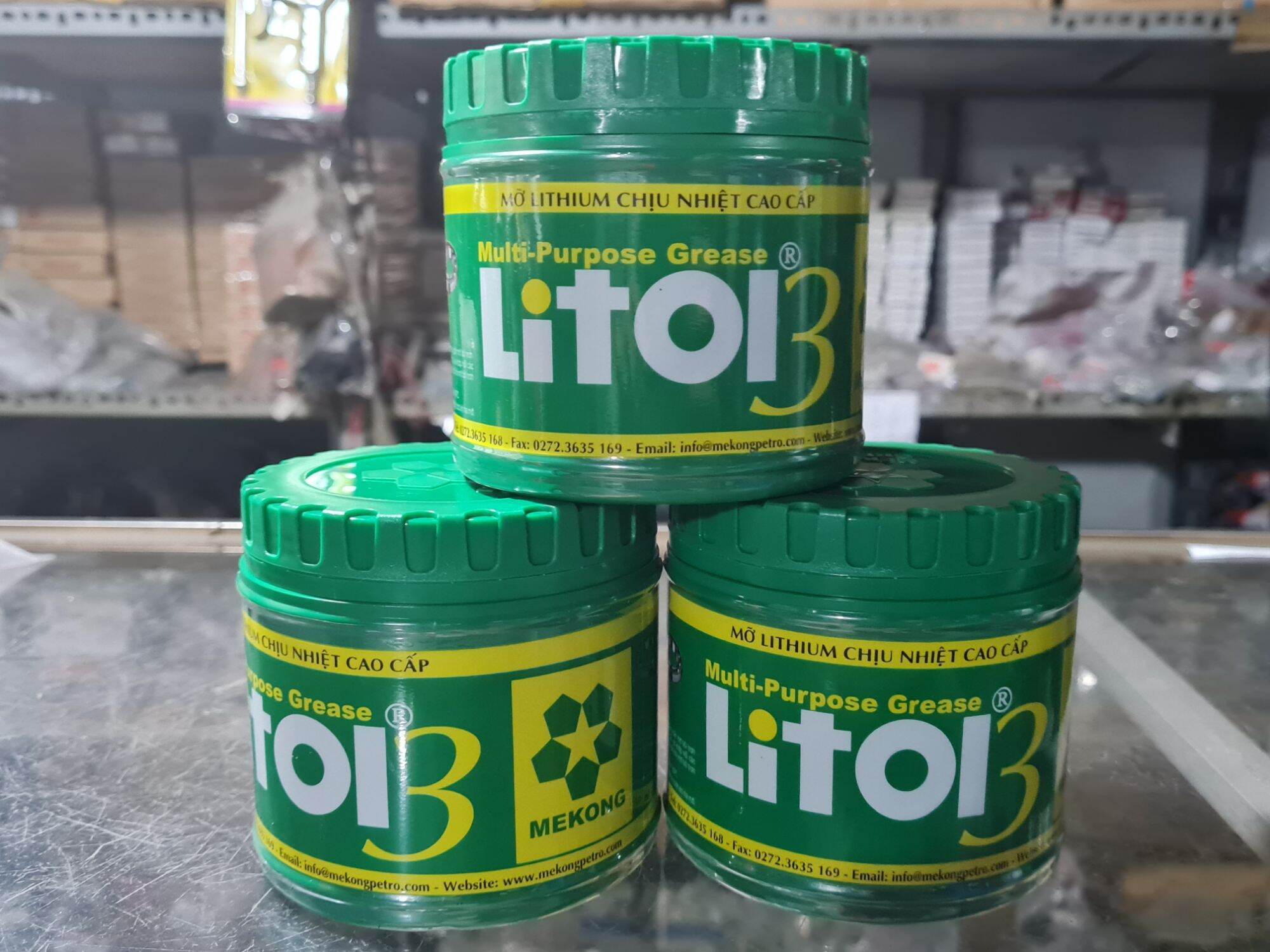 Mỡ bò chịu nhiệt cao cấp MEKONG 400g