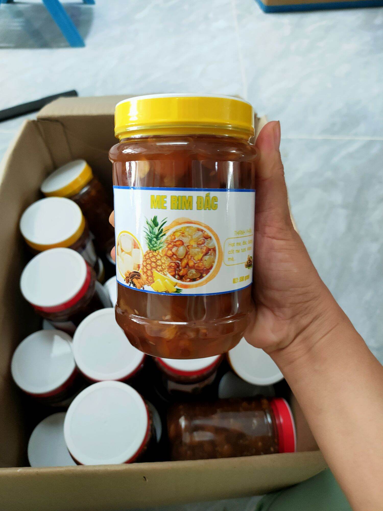 Combo 3 hủ me dẻo rim đác: mỗi hủ 500g