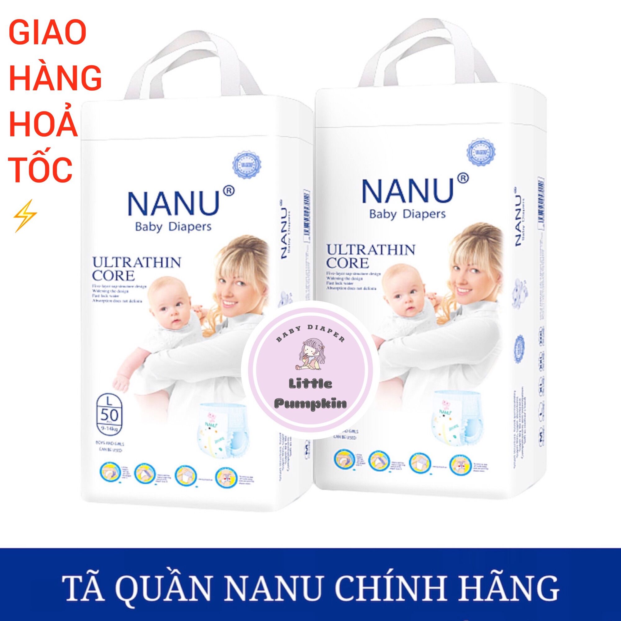 Tã quần/ bỉm quần nanu chính hãng đủ size
