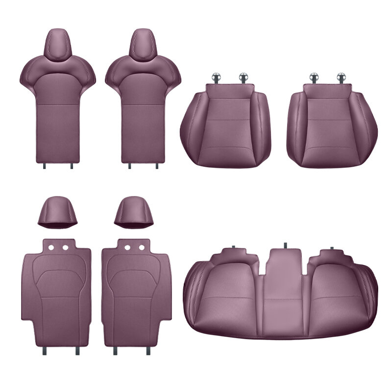 Updated Car Seat Cover for Tesla Purple Rear Seats Giá 1,653,000 Đồng*Miễn phí vận chuyển