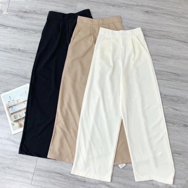 Quần culottes đũi xuông dài_N009
