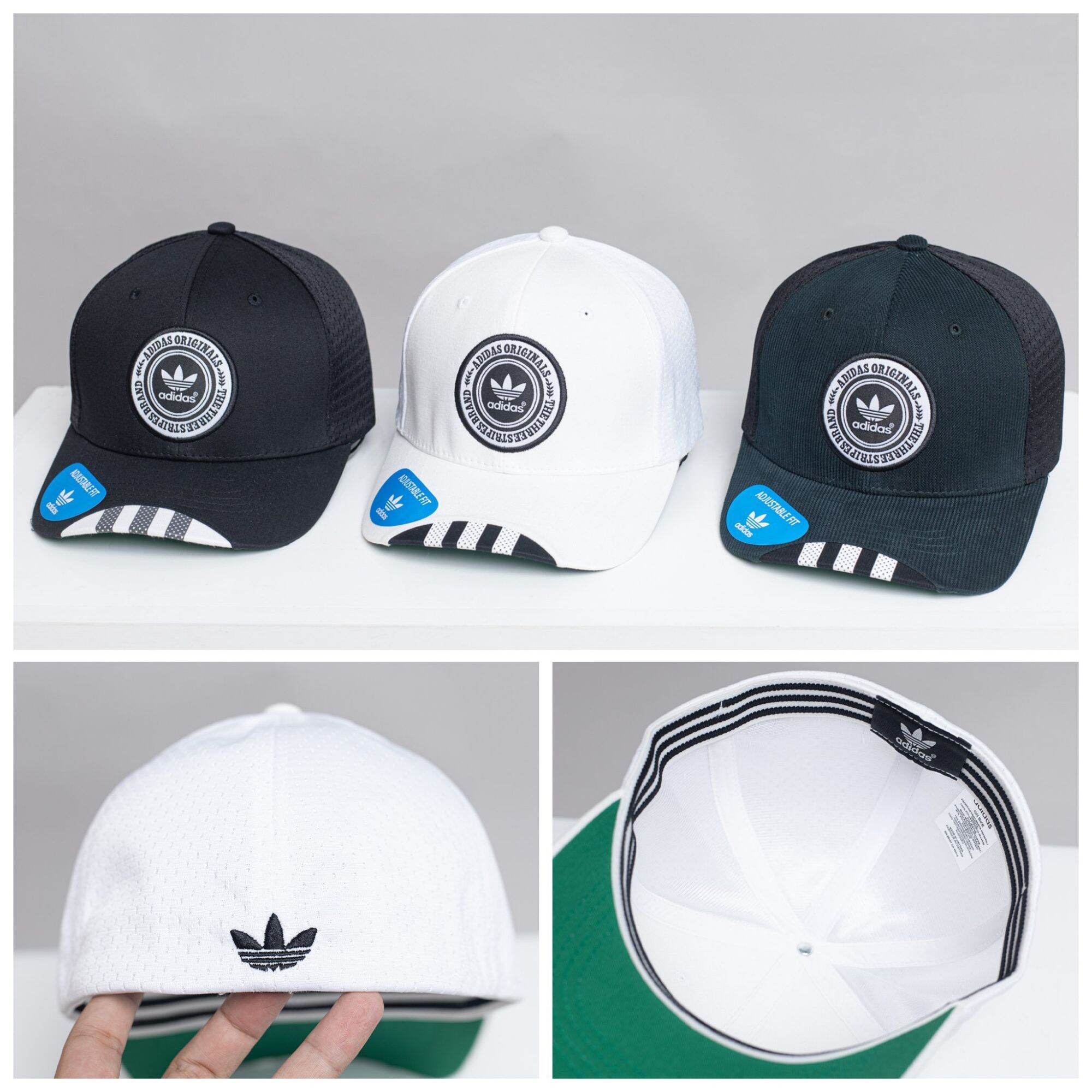 Mũ lưỡi trai Adidasss bít đuôi sẵn 3 màu chuẩn VNXK