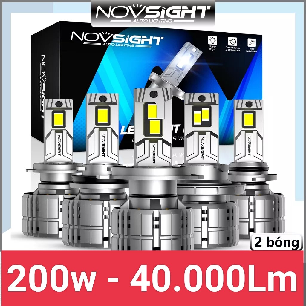2 bóng đèn n60 novsight, chính hãng