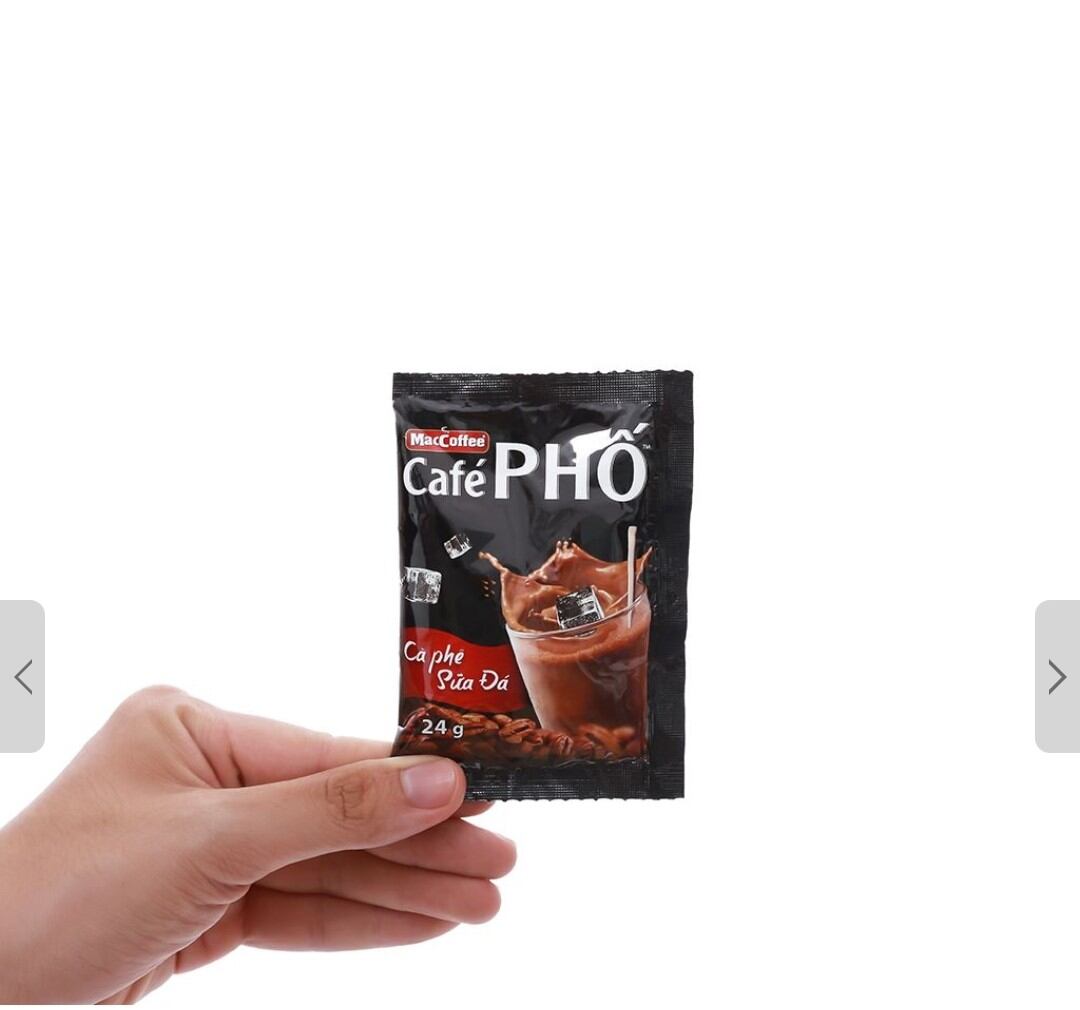 Cà phê phố sữa đá bịch lớn 30 gói x125g