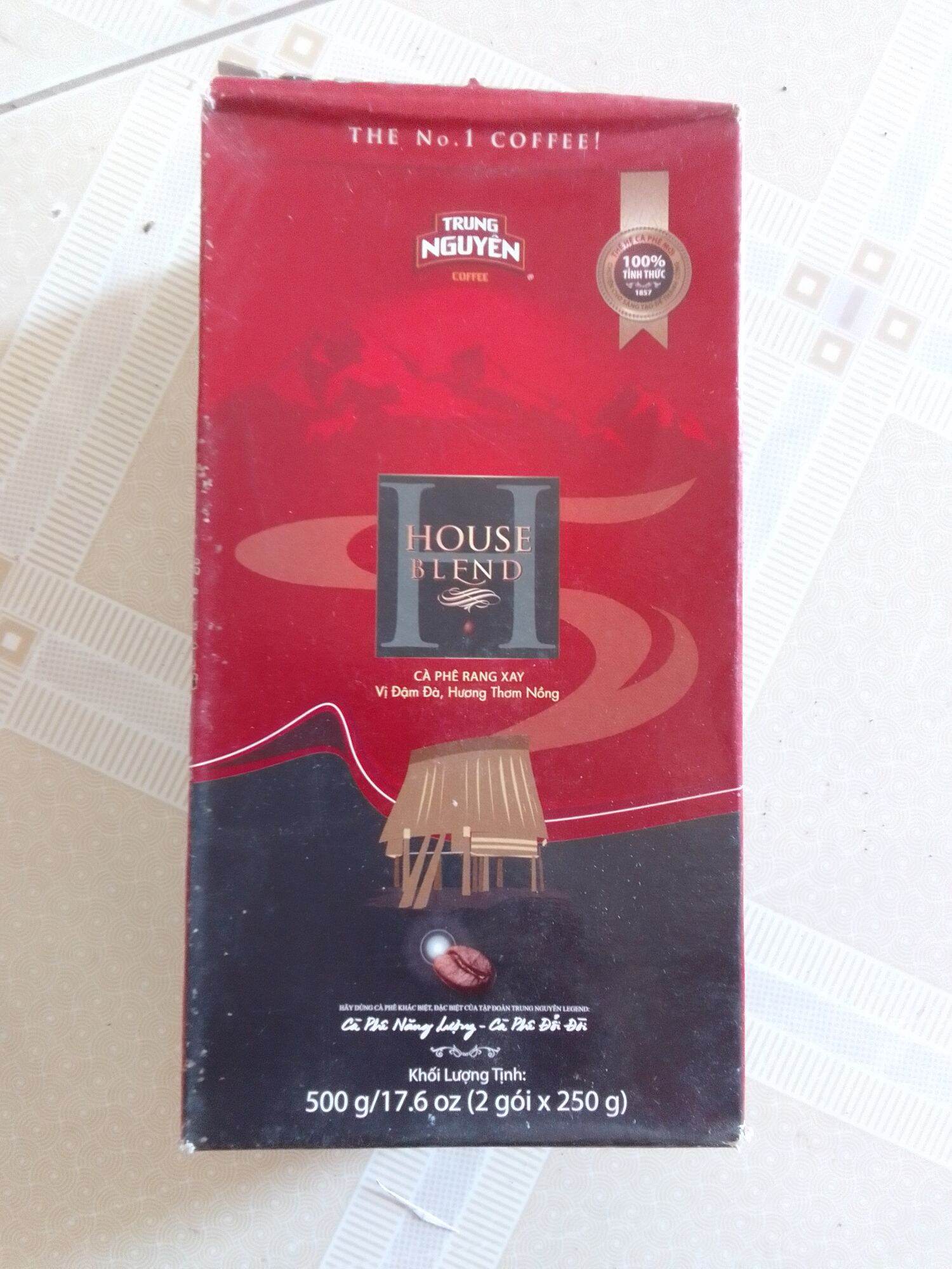 500g Cà phê rang xay House Blend - Trung Nguyên ĐÃ HẾT HẠN