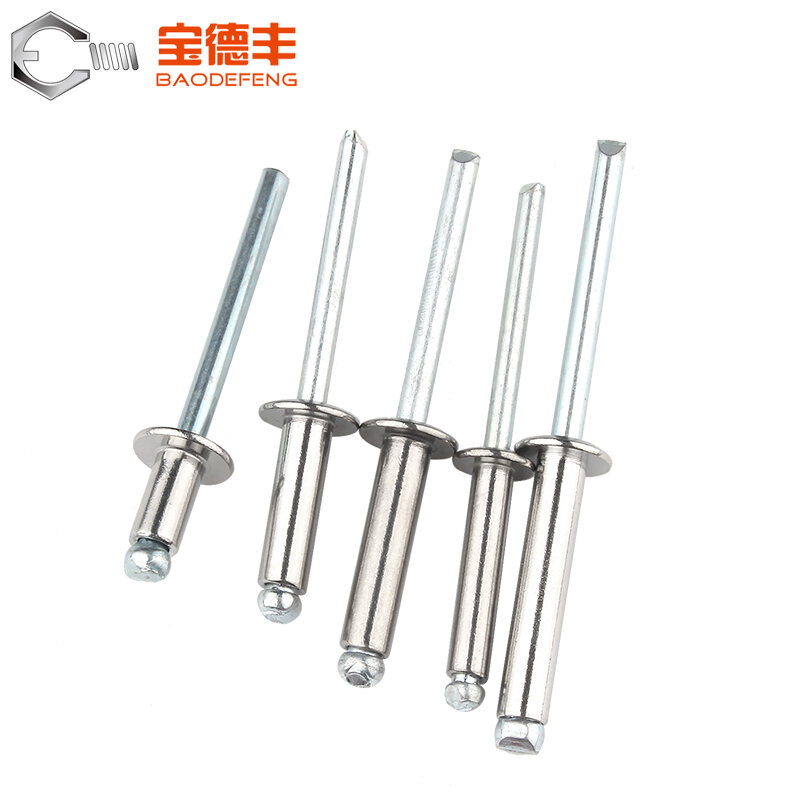 Đinh Tán Inox 304, Đinh Tán Rút Lõi, Đinh Tán Kéo Cành Liễu 5Mm, Đinh Tán Đầu Tròn, Đinh Tán Rút, Trang Trí Hút Chân Không M3.2m4