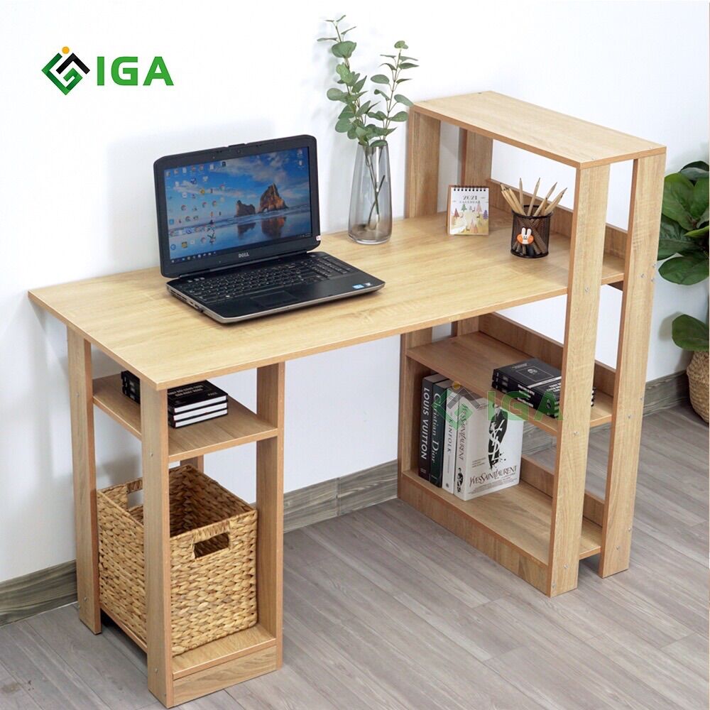 GP09 Bàn máy tính màu vân gỗ