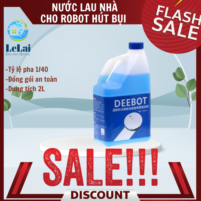 Nước Lau Sàn Chuyên Dụng Dành Riêng Cho Robot - Lelai Shop