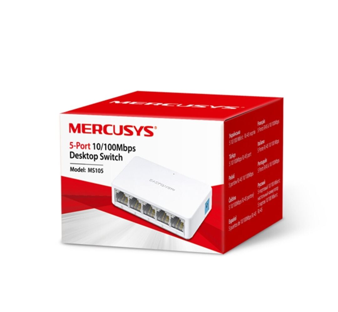 Switch Mercusys MS105 5 port 100Mbps Chính Hãng
