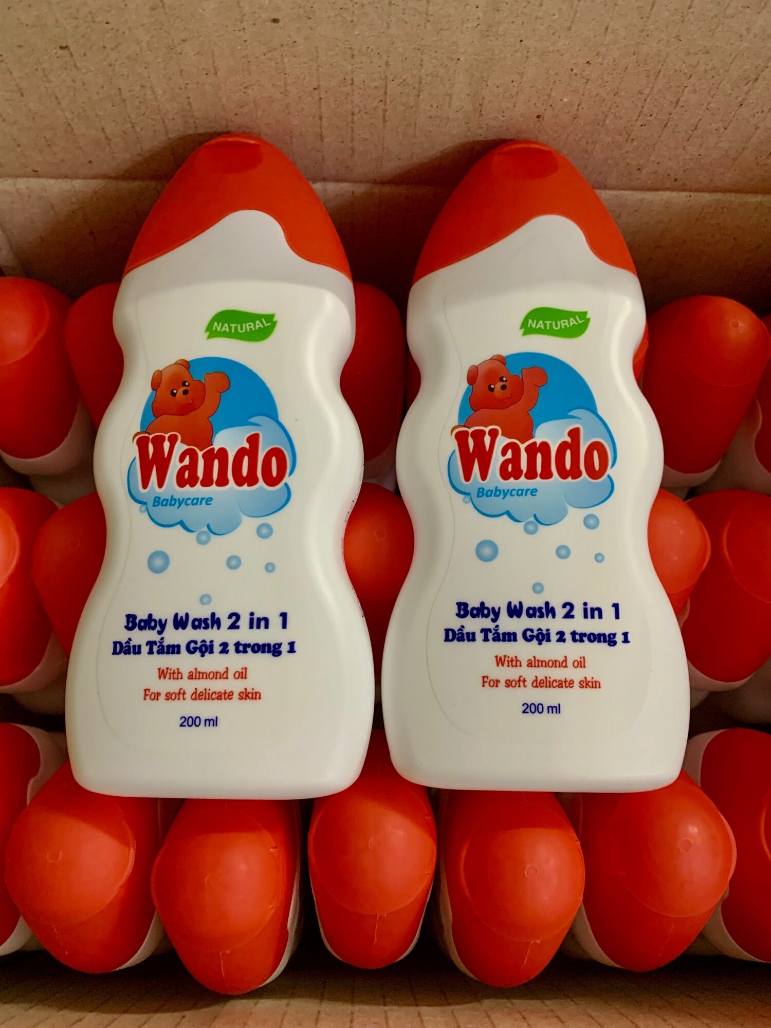Tắm gội cho bé wando 200ml
