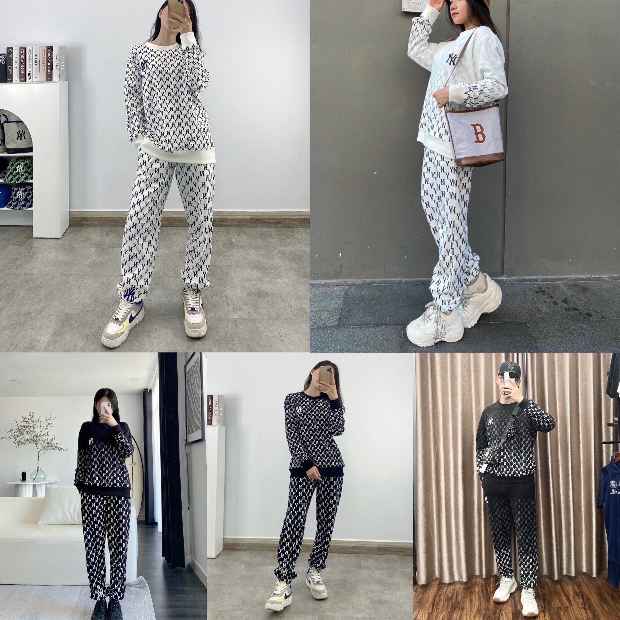 Bộ thể thao m/l/b ny xịn chuẩn hãng fom nam nữ