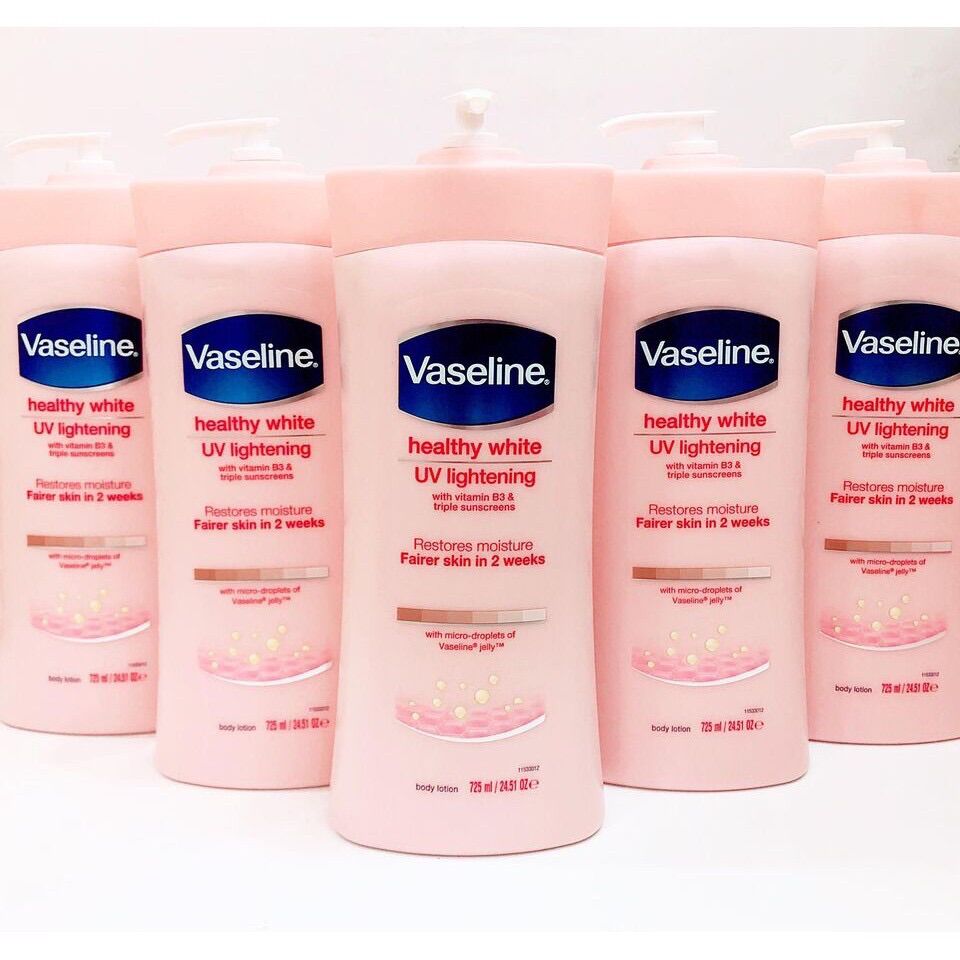 Sữa dưỡng thể sáng da vaseline 725ml mỹ