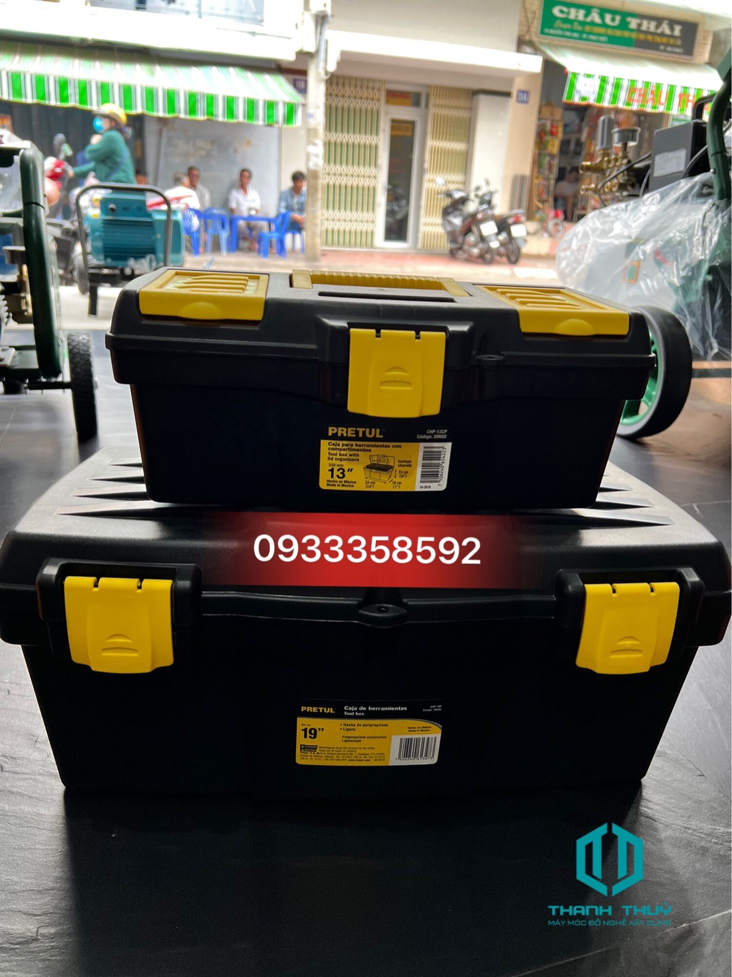 THÙNG ĐỰNG ĐỒ NGHỀ PRETUL (size 13,16,19”)