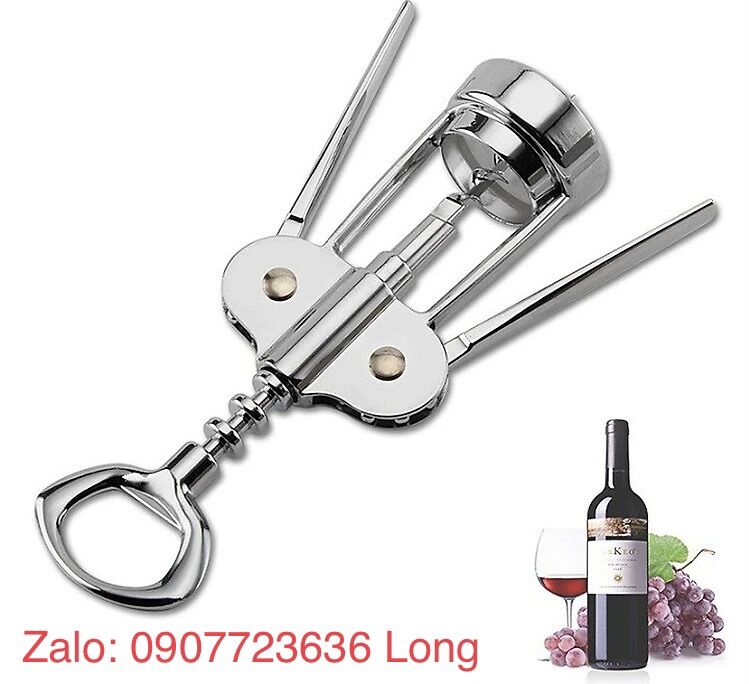 Dụng Cụ Khui Rượu Vang Đa Năng  Inox