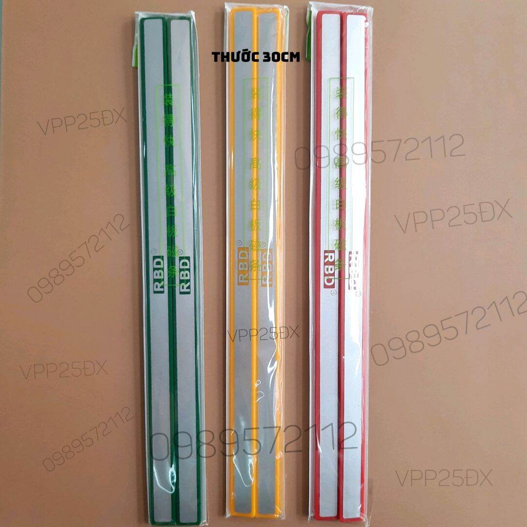 Thước nam châm 20cm,30cm.thước chặn bảng từ (vỉ 2 thanh)