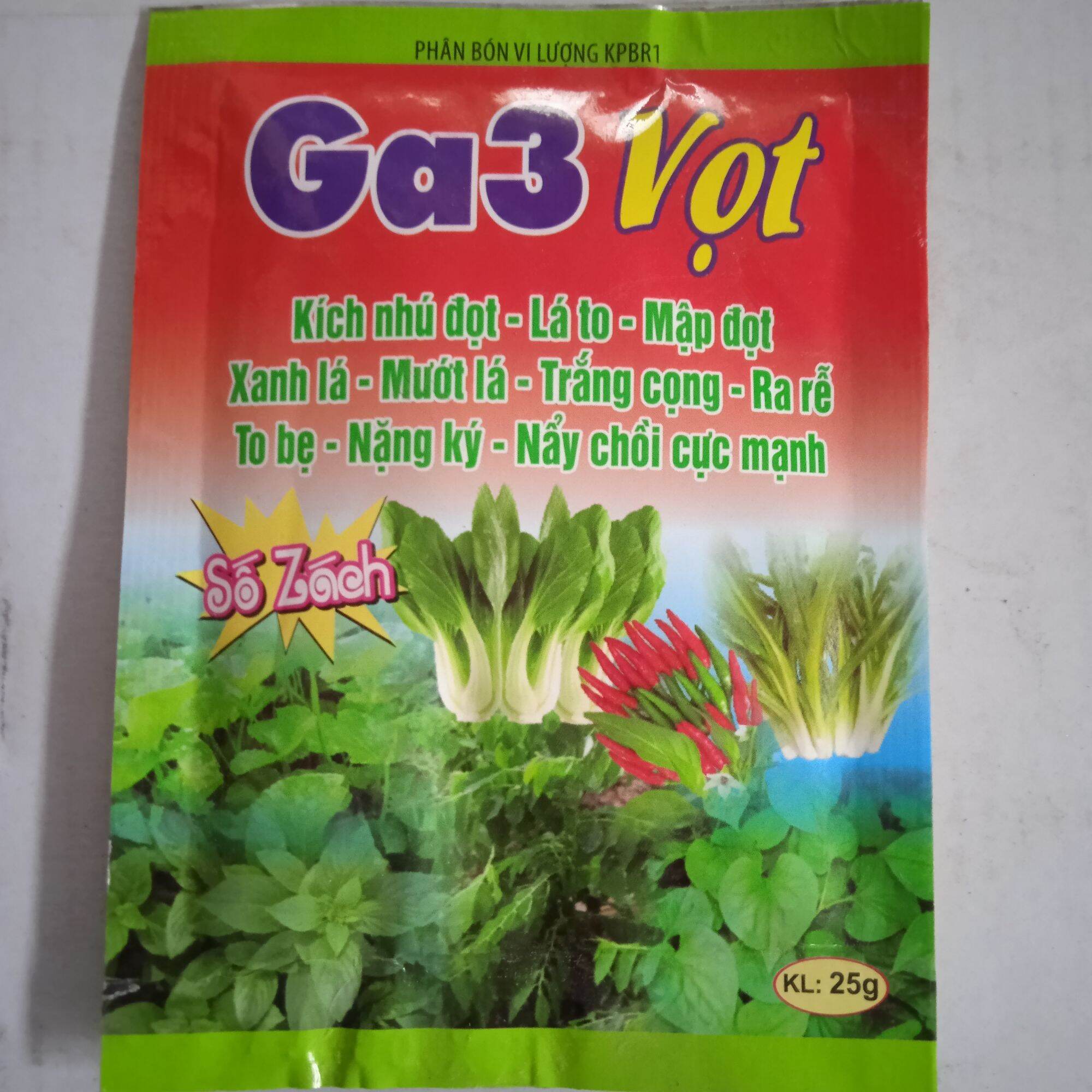 Phân bón cao cấp Ga3 vọt, kích nhú đọt, đâm chồi, vọt đọt, nẩy tược, bật mầm, đẻ nhánh, bung chèo nhanh cho hoa kiểng cây giống rau màu