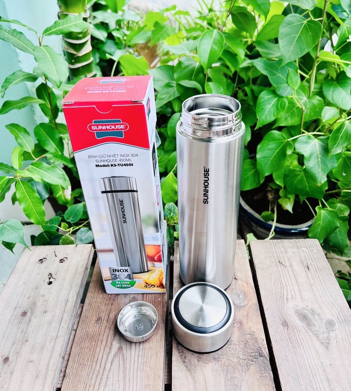 bình giử nhiệt sunhouse 450ml