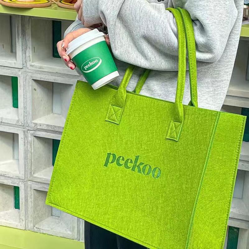 Túi Xách PEEKOO Xanh Lá hot trend siêu đẹp đi du lịch đi biển sang chảnh