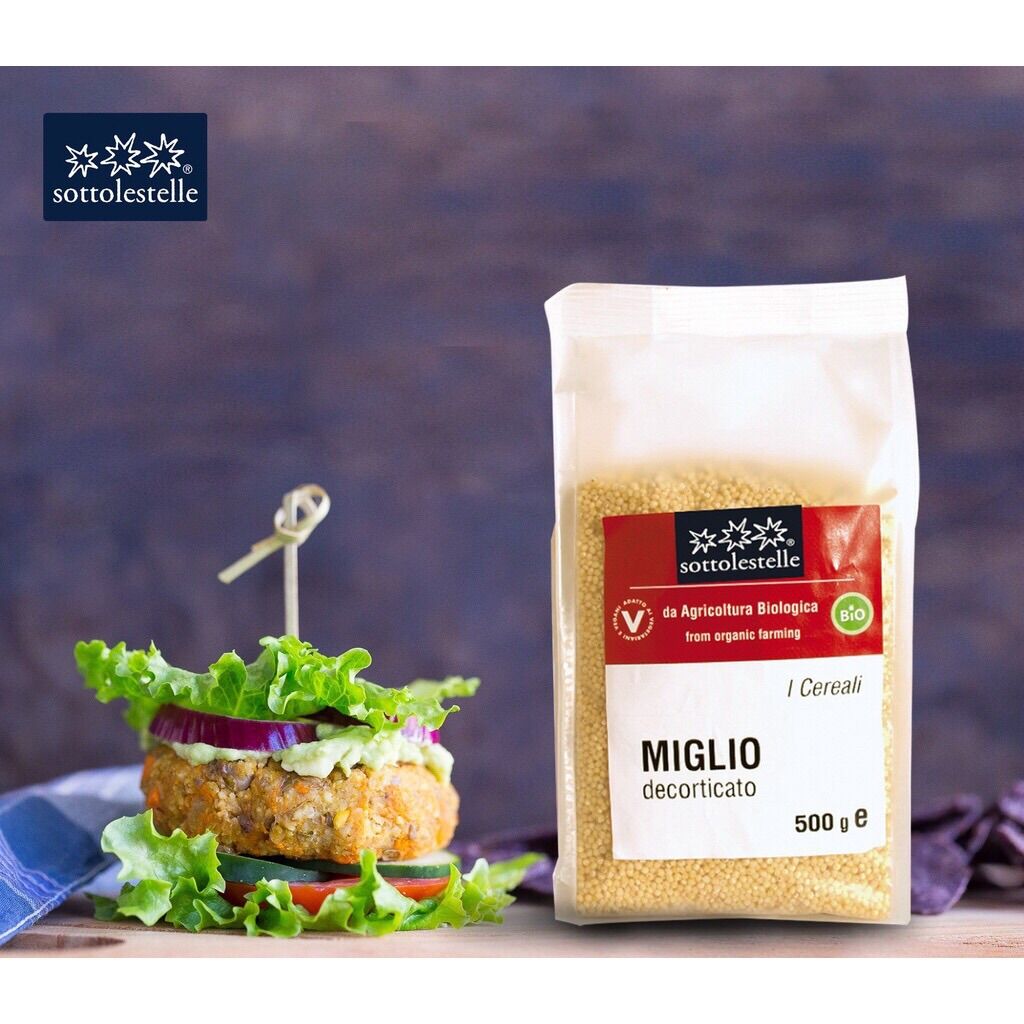 [Tách lẻ 100g] Hạt kê hữu cơ Sottolestelle - Date 04/23