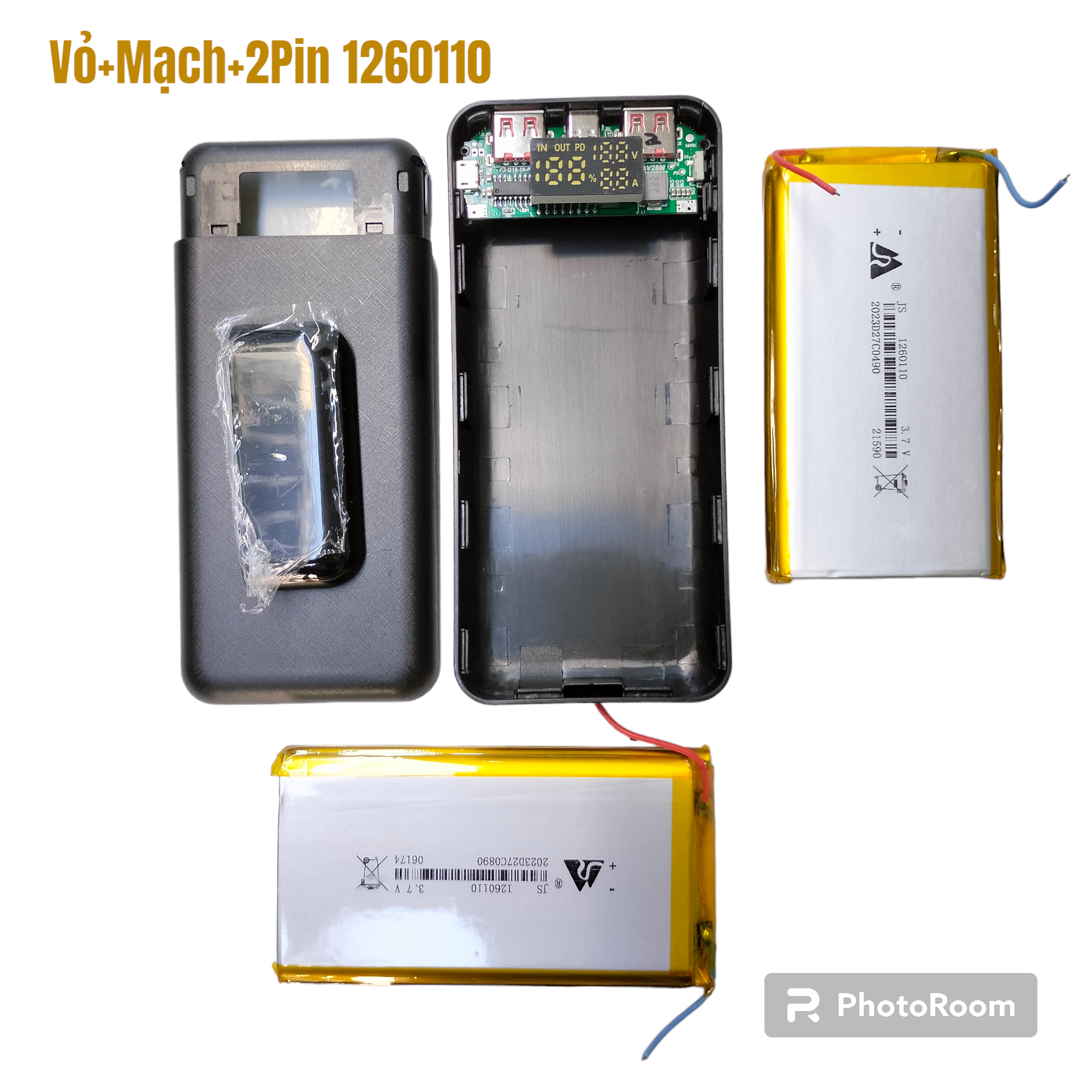 Box sạc dự phòng 20000mah QC3.0+PD18W pin polymer