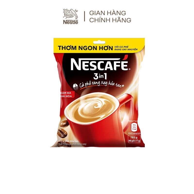 Cà phê Nes - Cà Phê Sữa Đá Đậm Đà ( Túi 46 gói )