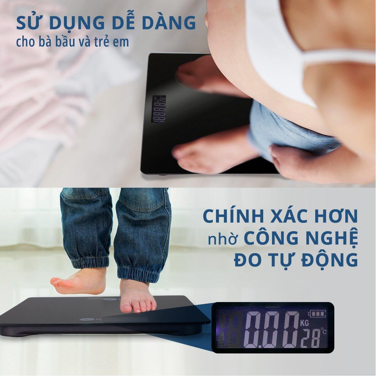 Cân Điên Tử Phân Tích Chỉ Số Cơ Thể Kachi