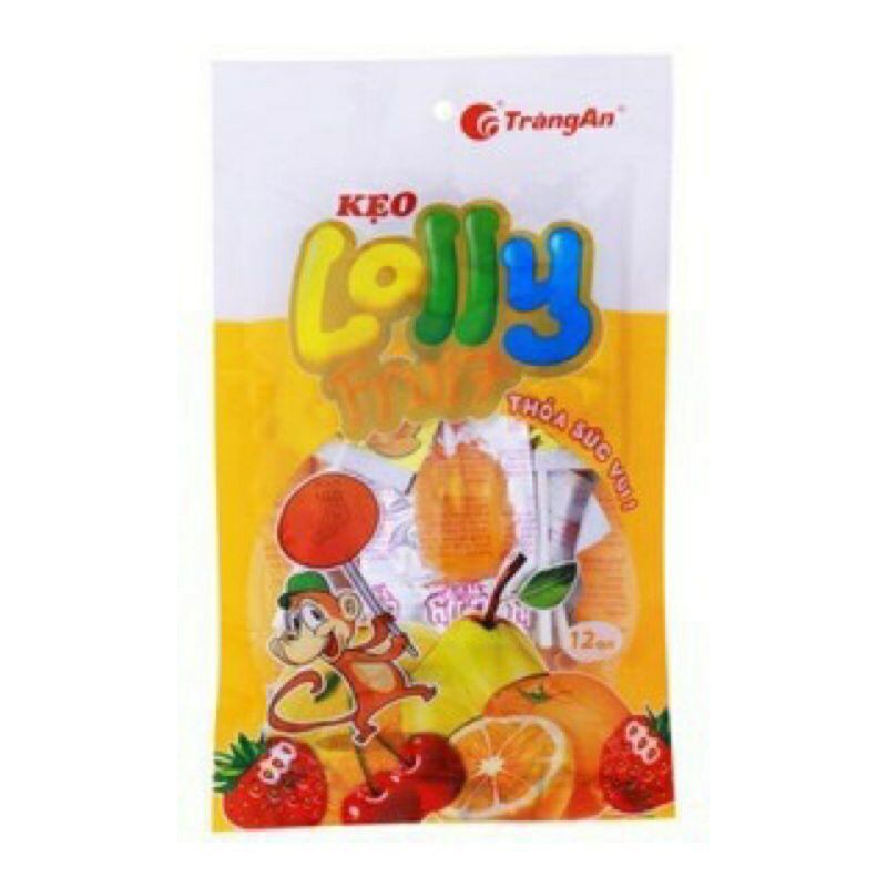 Túi 12 chiếc kẹo mút loly hoa quả