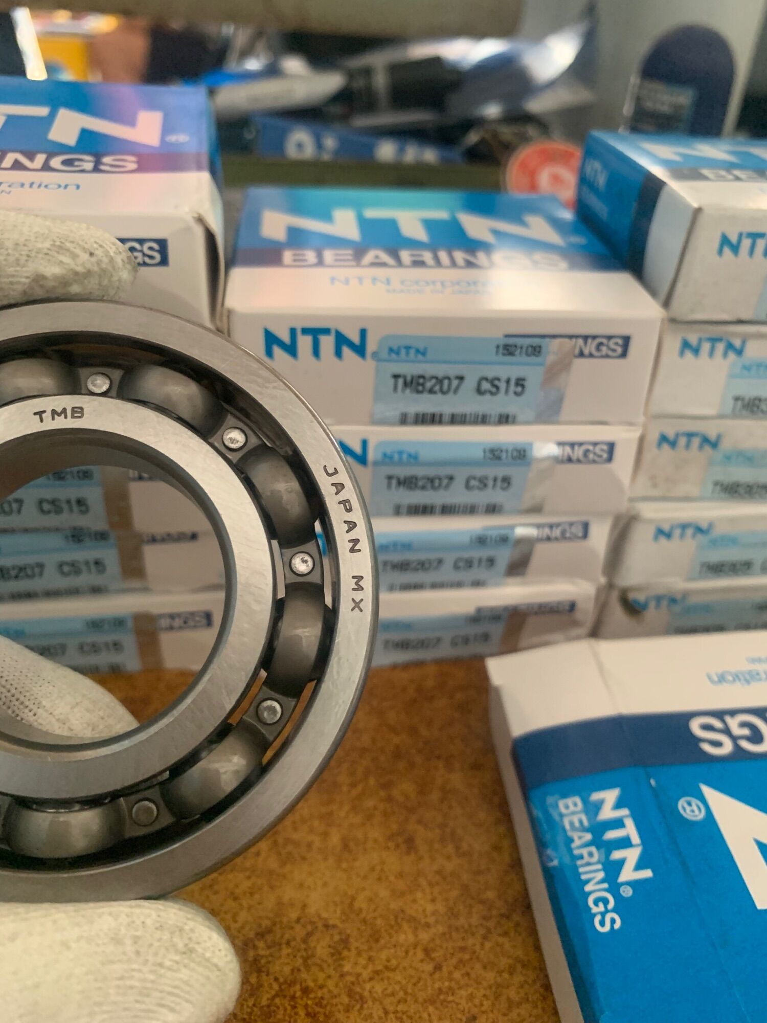 [CHUYÊN DỤNG] Vòng bi bạc đạn Nhật NTN 6207 (TMB207 CS15) dày 15mm