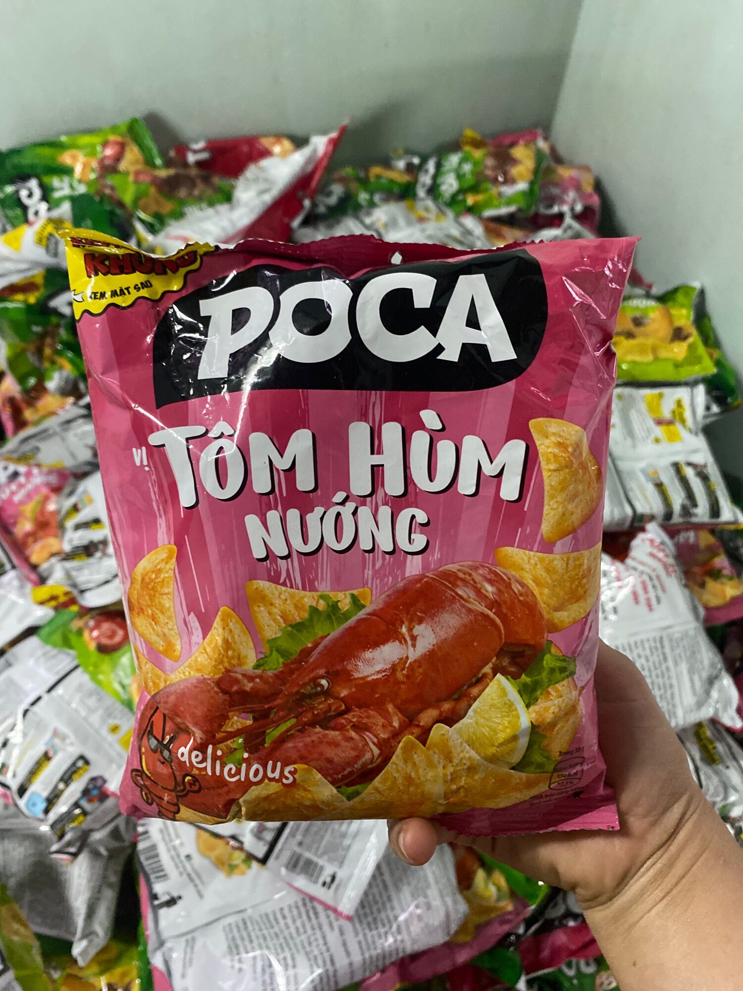 1kg snack tôm hùm nướng, bò lúc lắc