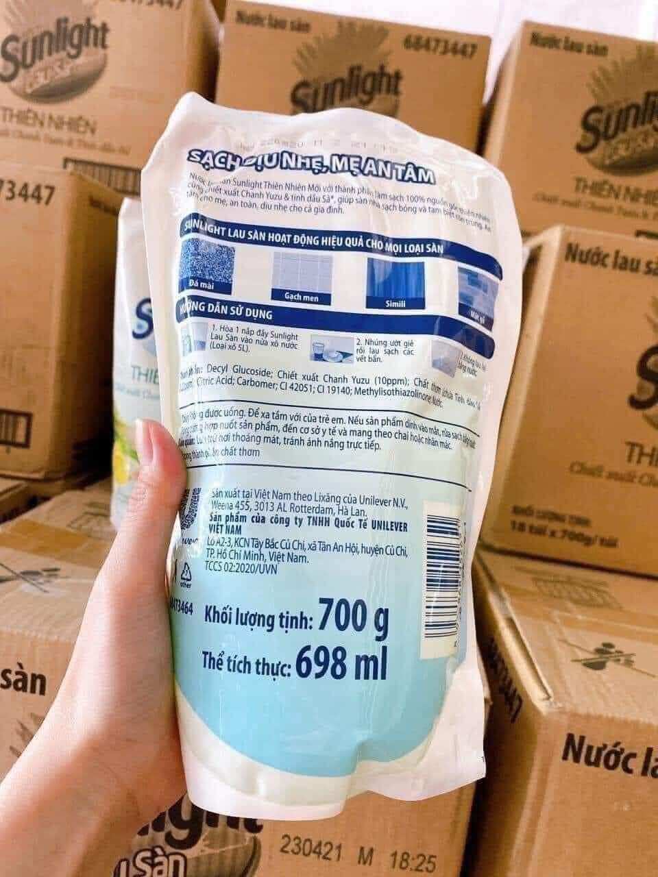 nước lau sàn sunlight 700ml