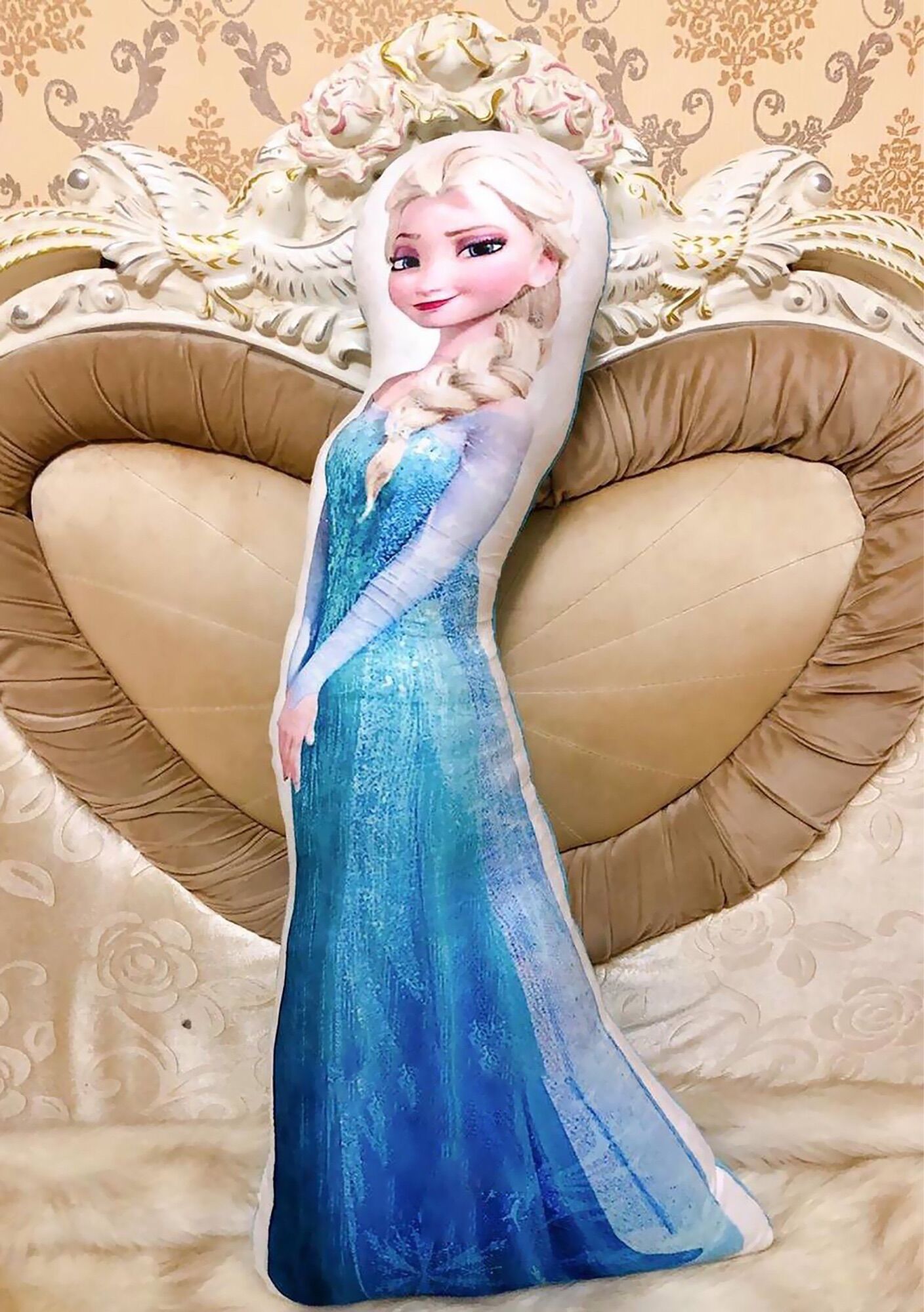 Gối ôm elsa nhồi bông 80cm