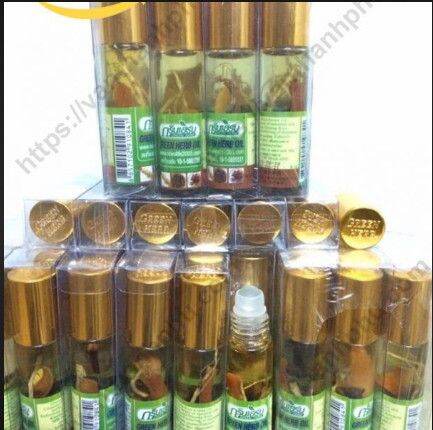 [HCM] 12 CHAI DẦU LĂN NHÂN SÂM THÁI CHÍNH HÃNG (8ml/chai)