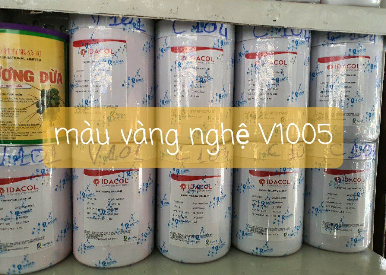 Màu vàng nghệ thực phẩm dạng bột roha - 0.5kg