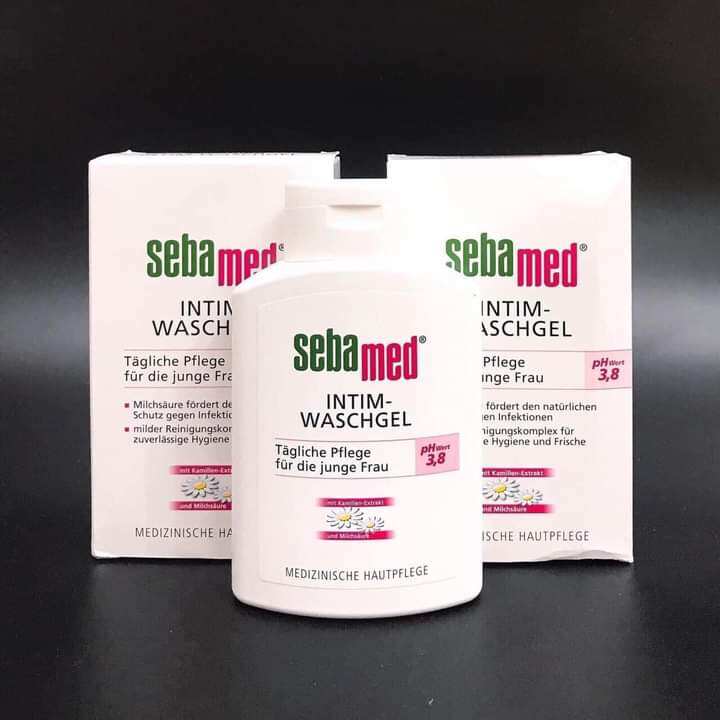 Dung dịch vệ sinh đức sebamed ph 3.8, 200ml