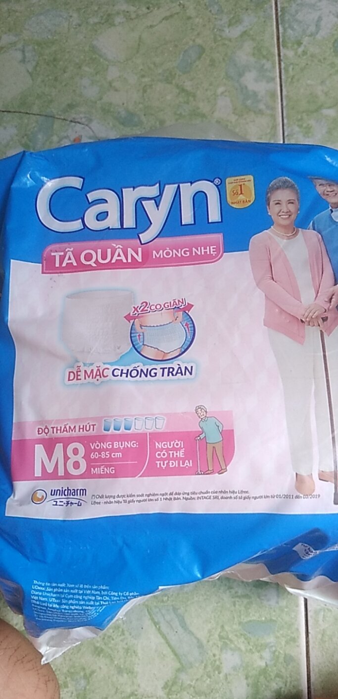 Tã quần caryn M8 mỏng nhẹ