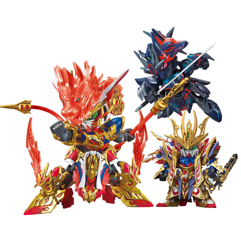 Mô Hình Lắp Ghép Bandai Gundam Bản Q Chiến Sĩ BB SD Gundam Truyền Thuyết Anh Hùng Thế Giới Ngộ Không Xung Mạch Lưu Bị Triệu Vân