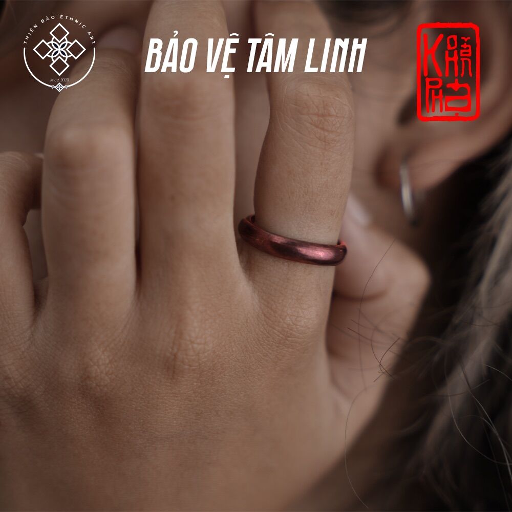 Nhẫn tầm sét dân tộc tày phong thuỷ trừ tà ma