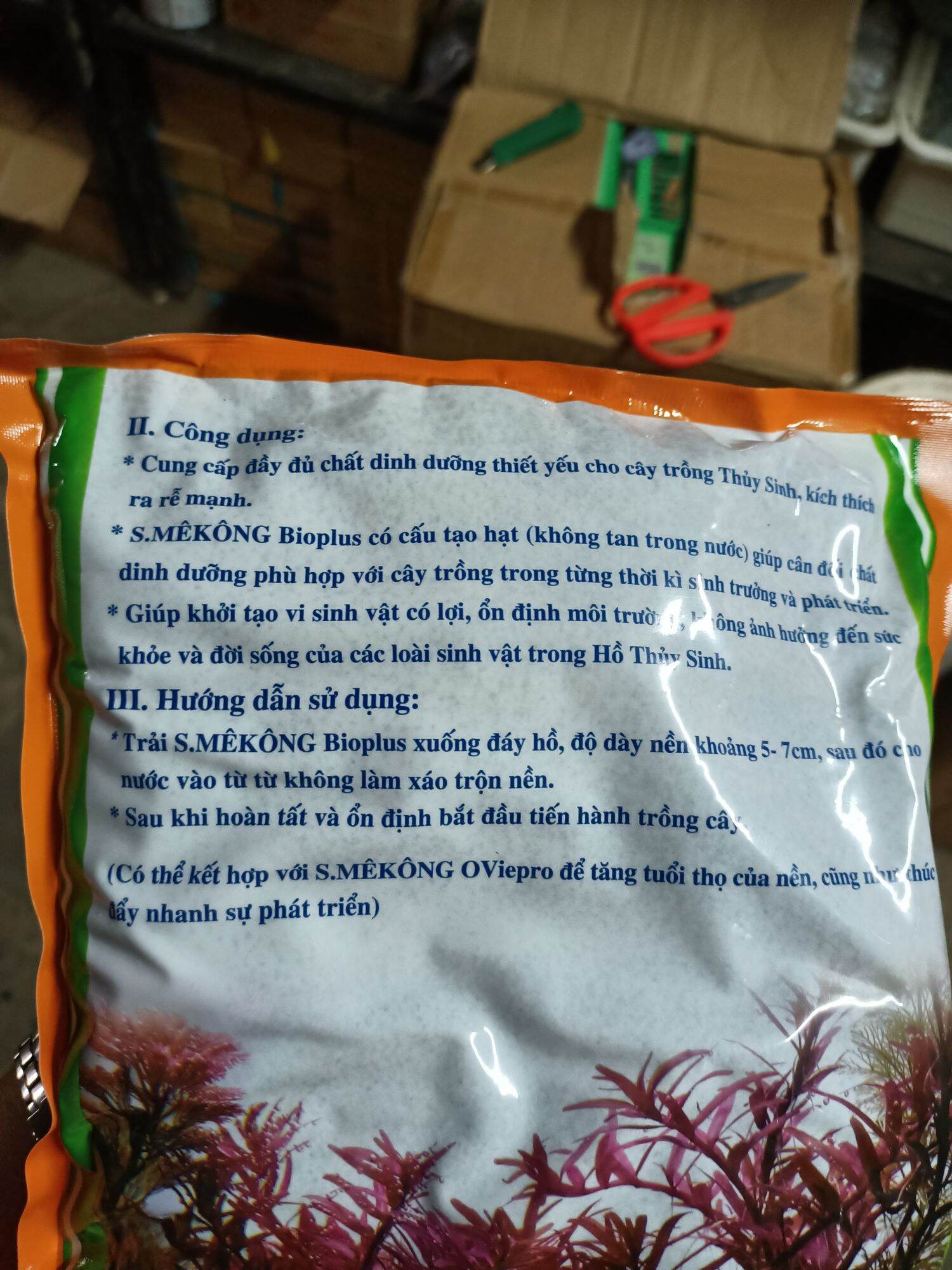 PHÂN NỀN THỦY SINH SMEKÔNG , ĐẤT NỀN TRỒNG CÂY