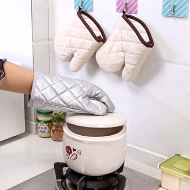 Găng tay làm bếp chống nóng (1 đôi)